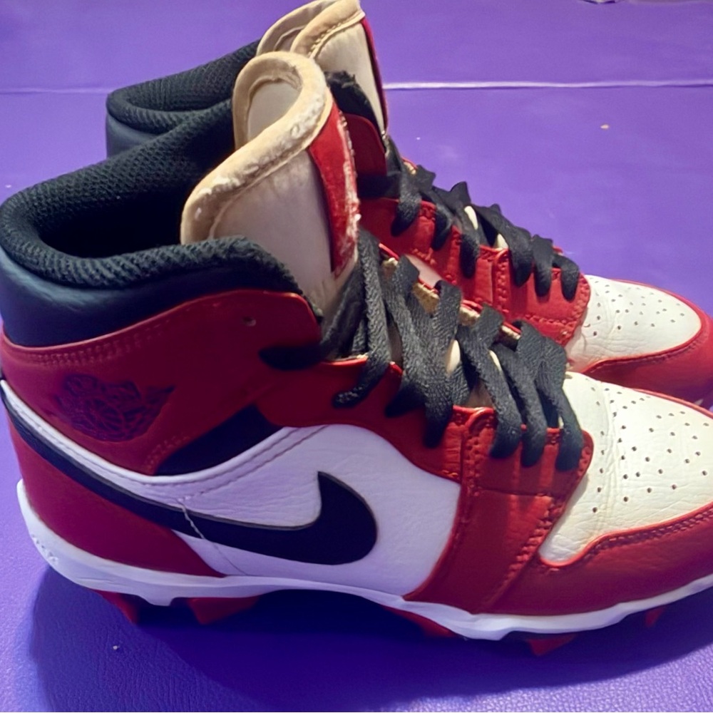 Nike Kids Red, Black, and White Sneakers